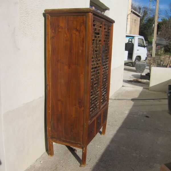 Armoire chinoise ancienne - cabinet de cuisine