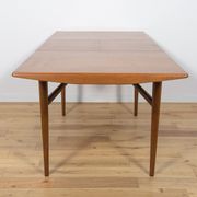Table à manger en teck extensible du milieu du siècle Everest, années 1960
