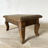 Low old stool 4 legs