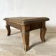 Low old stool 4 legs