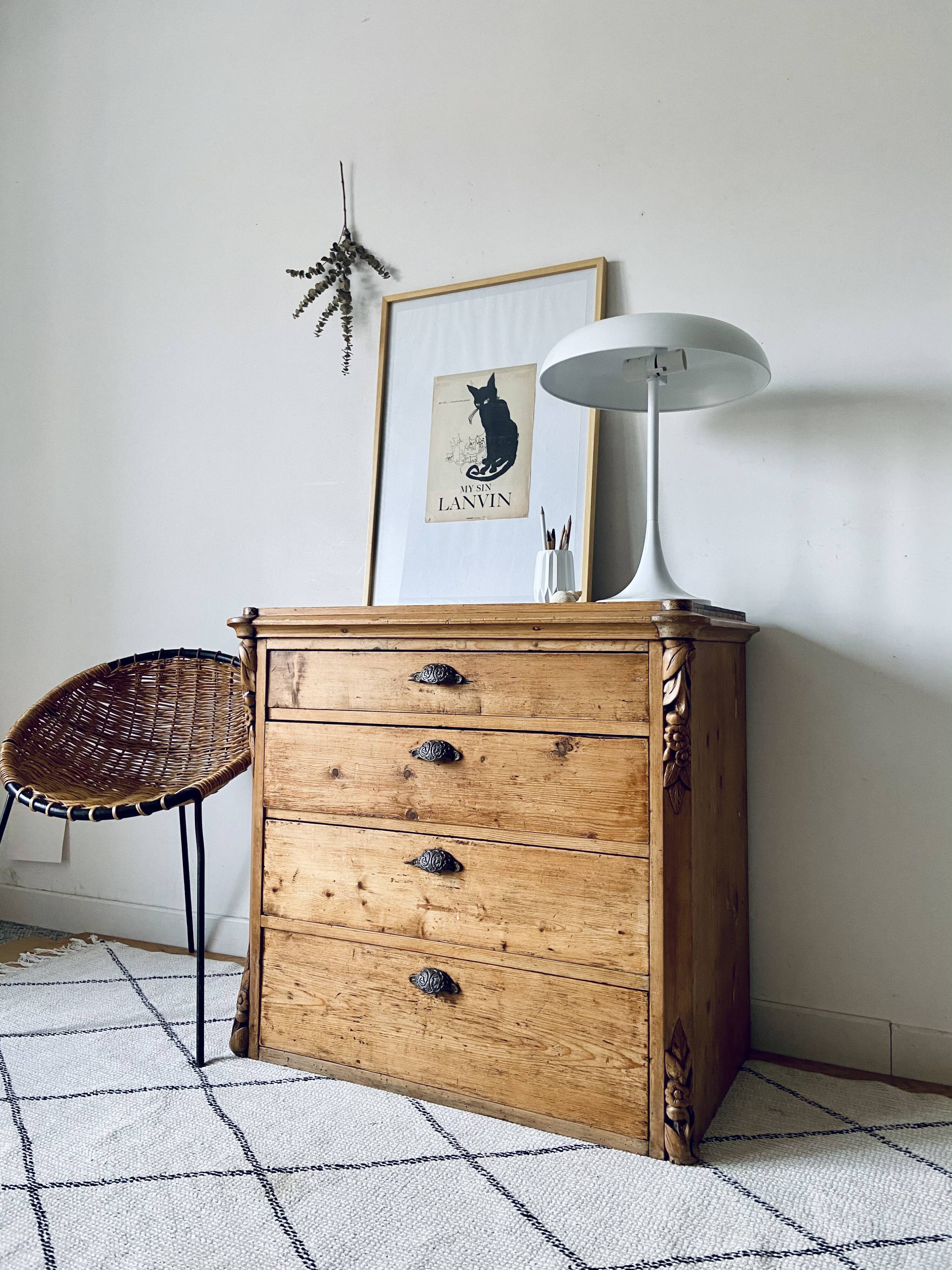 Old counter furniture - chest of drawers