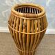 Bamboo umbrella stand attributed to Franco Albini, Italy, 1950s.