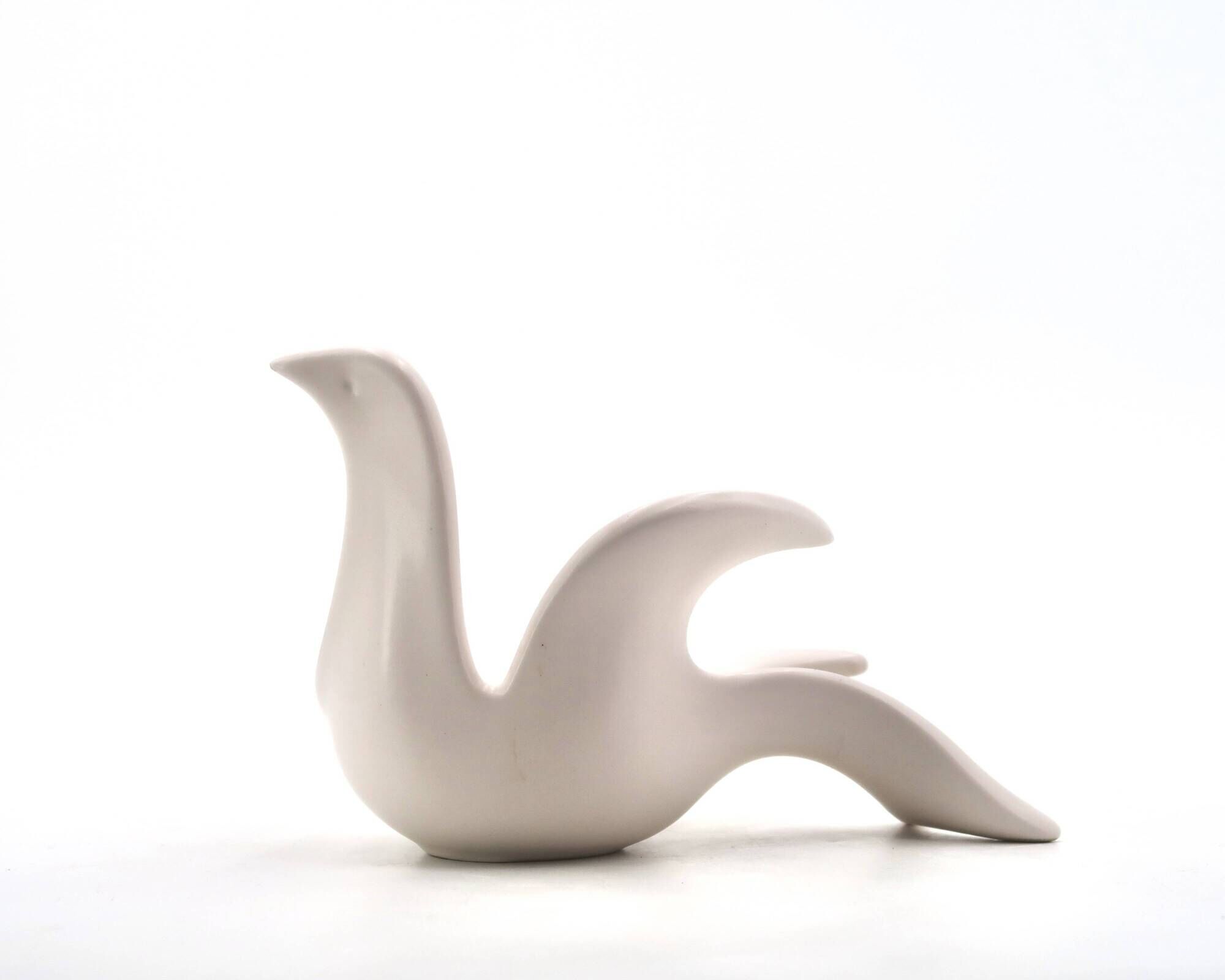 Ceramic peace dove candlestick by Jonathan Adler