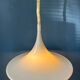 White Space Age Suspension "Witch Hat" Mid-Century