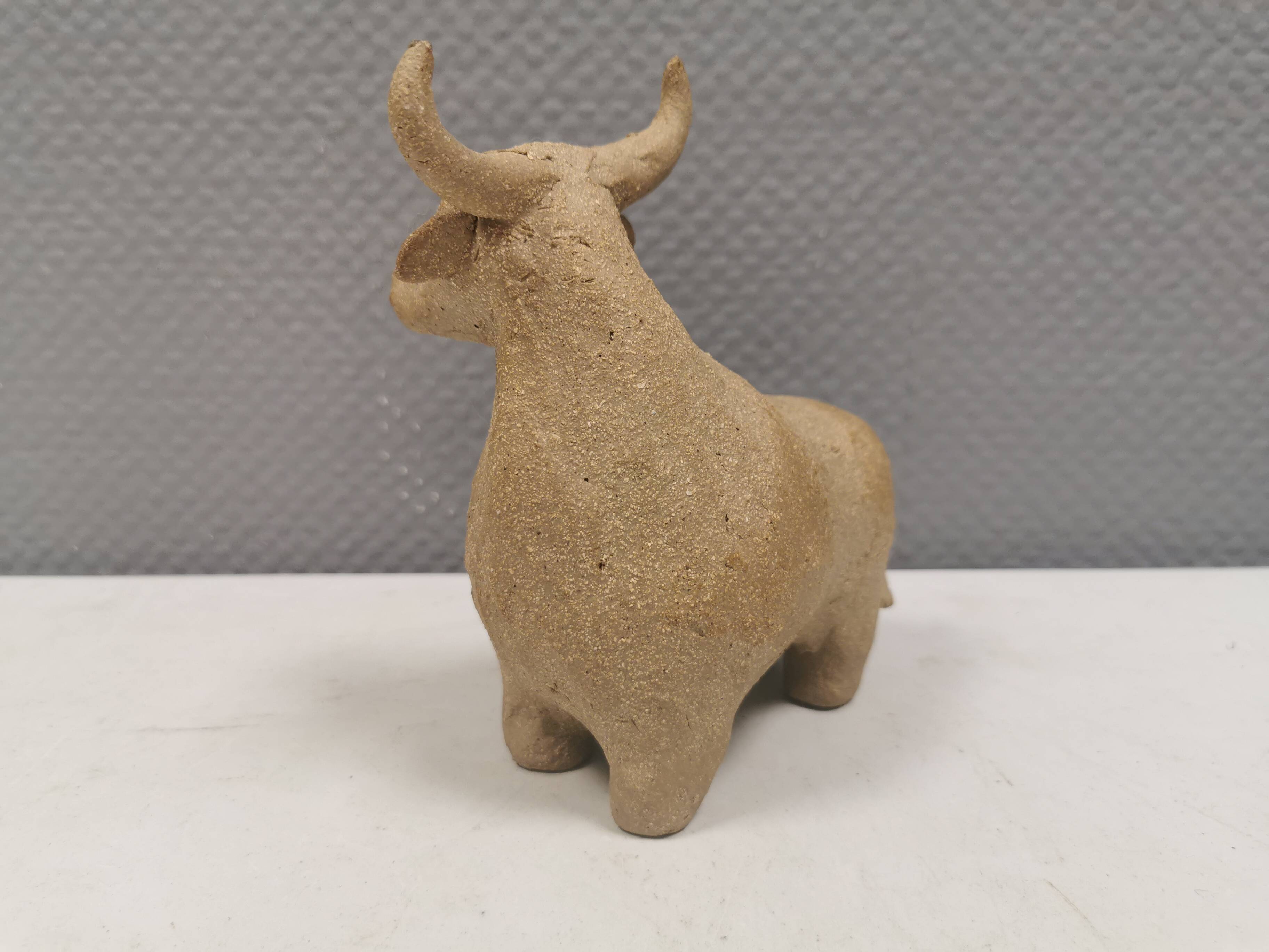 Beautiful ceramic bull Danish and from the 1970s-80s.