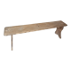 Banc de ferme restauré