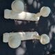 White Bamboo Wall Coat Rack