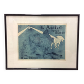 Affichette "L'Aube" Toulouse-Lautrec