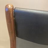 Set of 4 chairs "Scandinavian design" 1950.