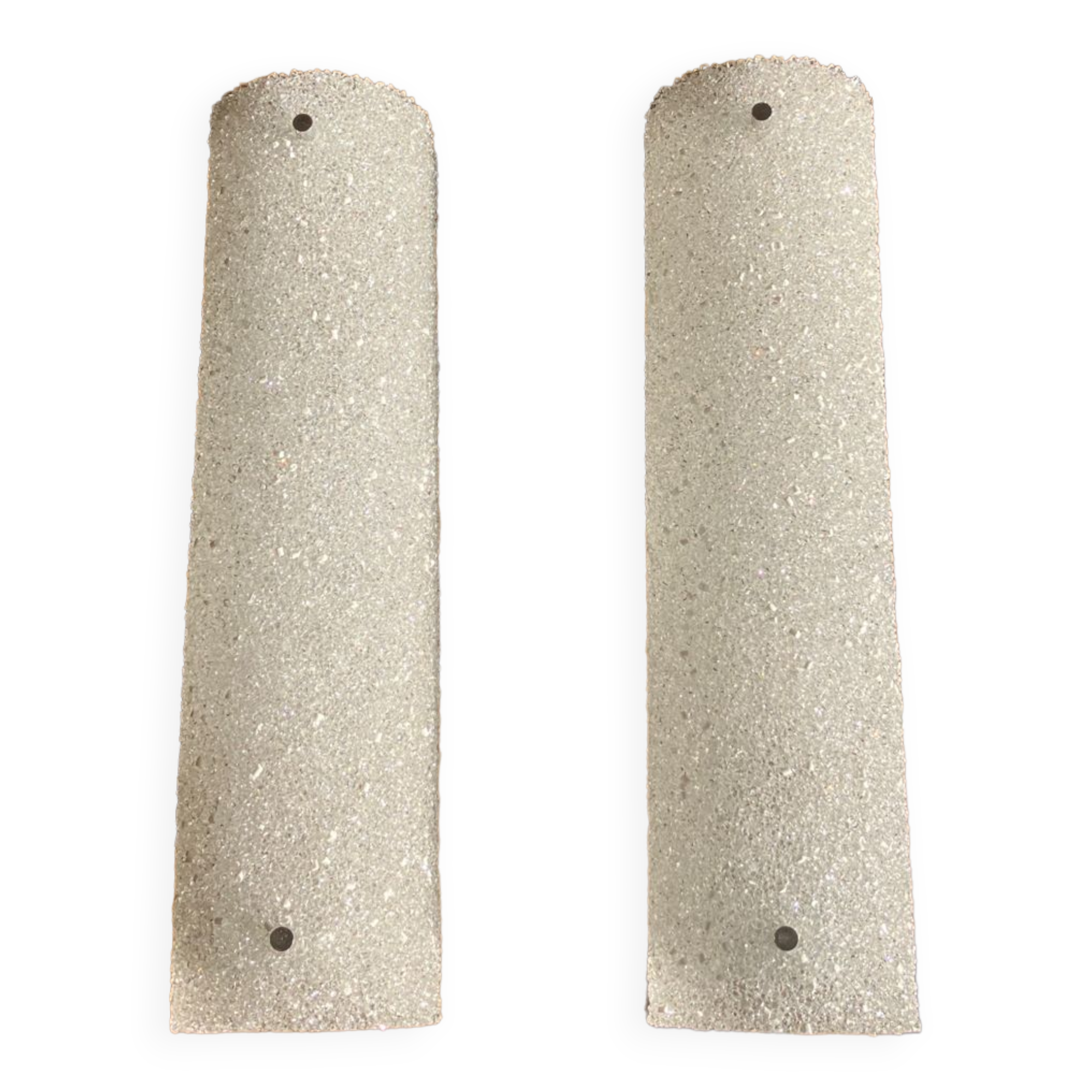 Vintage perspex wall lights