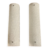 Vintage perspex wall lights