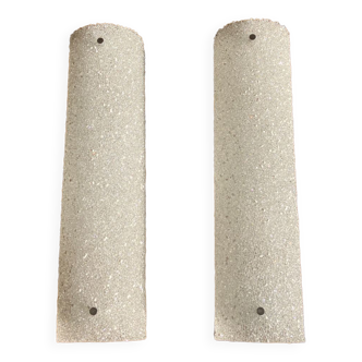 Vintage perspex wall lights