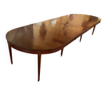 Extendable Louis XVI style mahogany dining table from the Directoire period