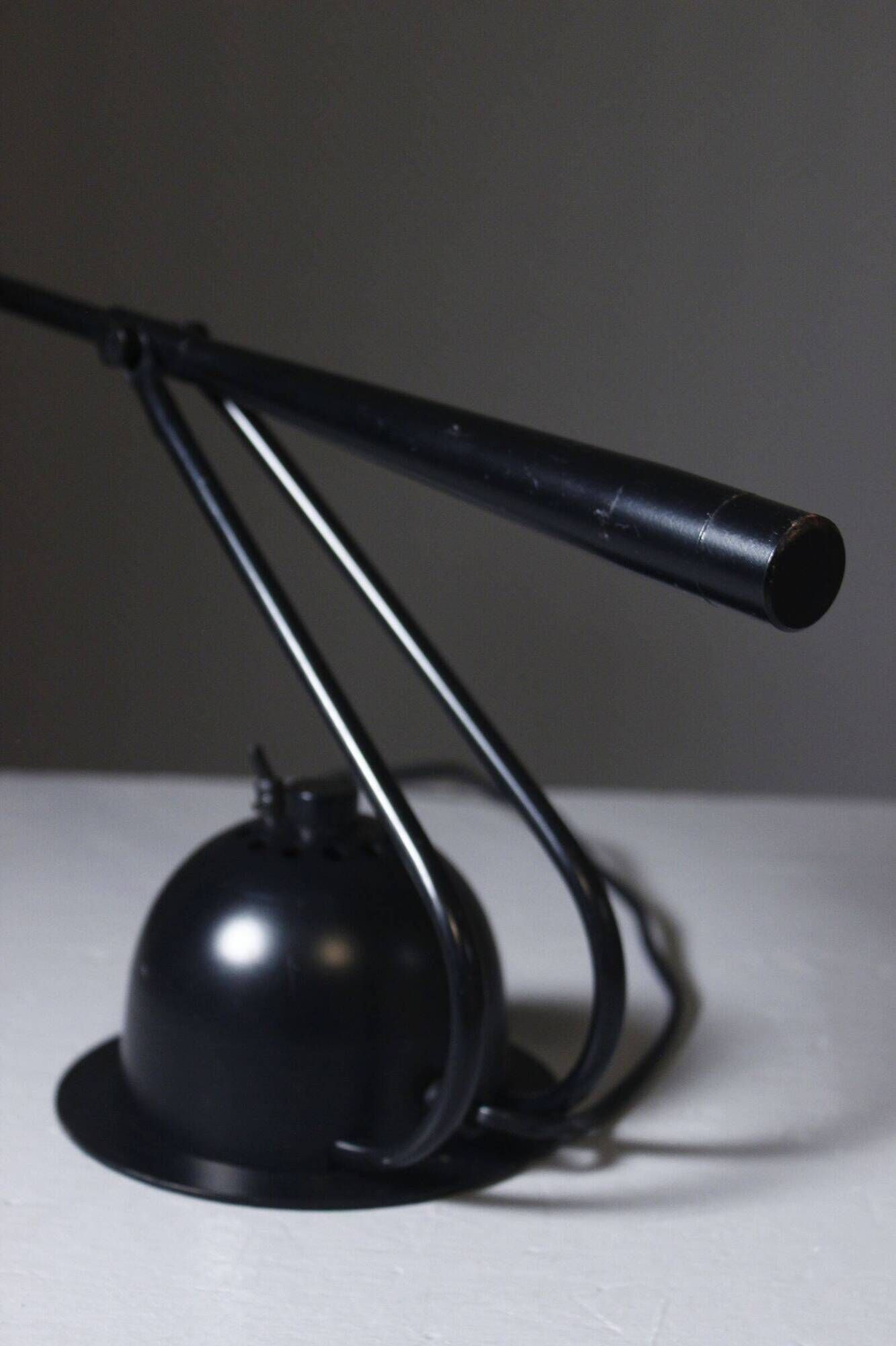 Aluminor France vintage desk lamp post-modern design 1980s