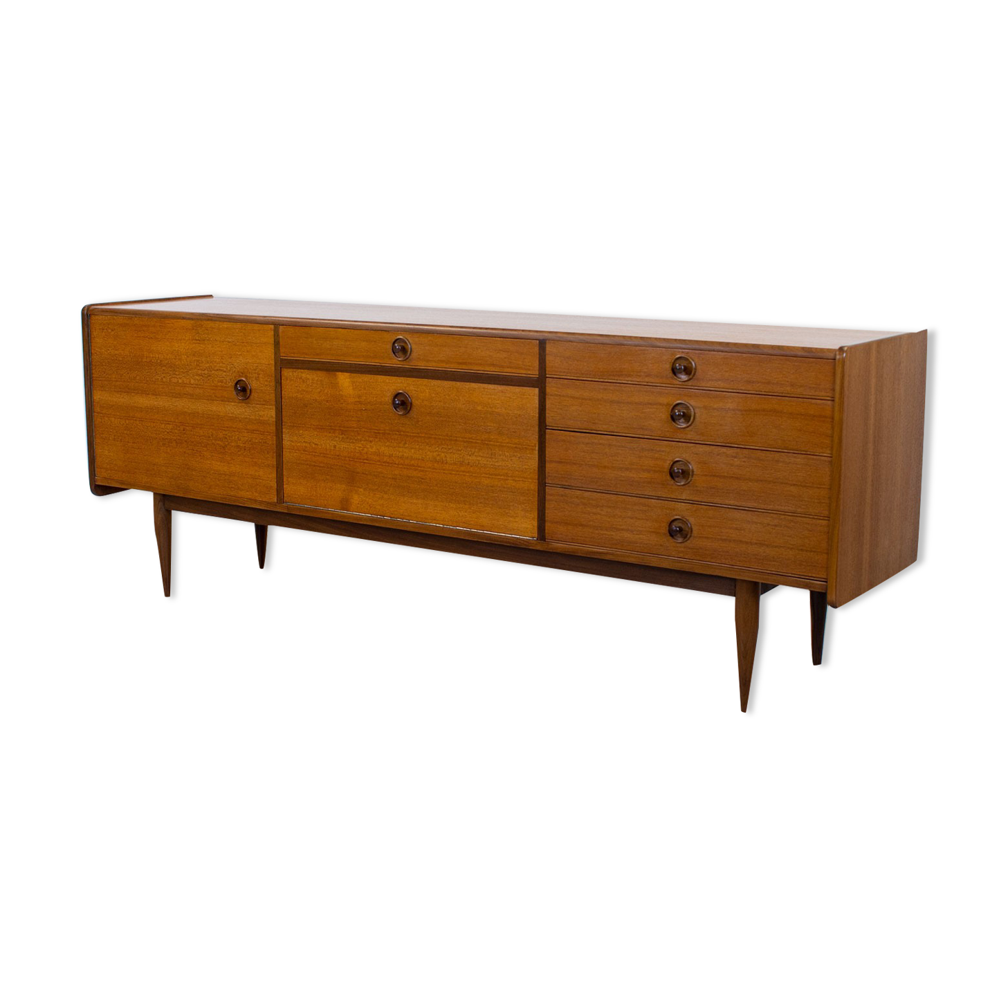 1960s Teak & Afromosia Sideboard designed by Robert Heritage