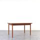 Table à manger extensible en teck danois des années 1960.
