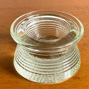 Vintage glass paperweight tray