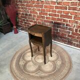 Classic dark wood bedside table