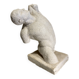 Bust of a man, plaster study