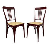 Secession dining chairs by Thonet