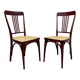 Secession dining chairs by Thonet
