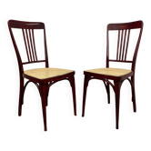 Secession dining chairs by Thonet
