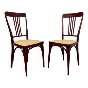 Secession dining chairs by Thonet