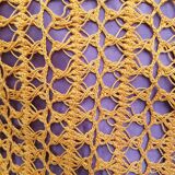 Vintage crocheted cushion