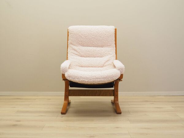 Fauteuil lounge, design norvégien, années 1970, designer : Ingmar Relling, fabricant : Westnofa