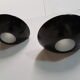 Pair of  wall light vintage metal  and opaline 70s