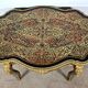 Ceremonial Table in Blackened Pear Wood, Napoleon III Period – Mid-19th Century