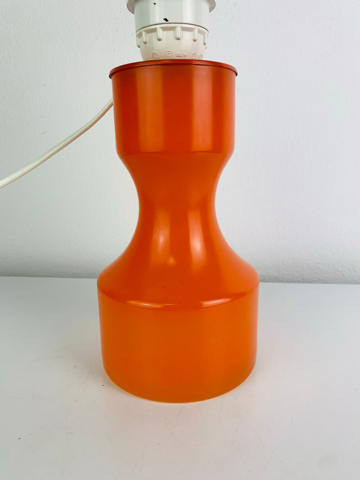 Lampe 70’s opaline orange vintage