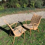 2 Eva model armchair by Bruno Mathsson for Dux (1974)