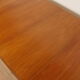 Vintage round dining table | Teak | Extendable | 120–220 cm