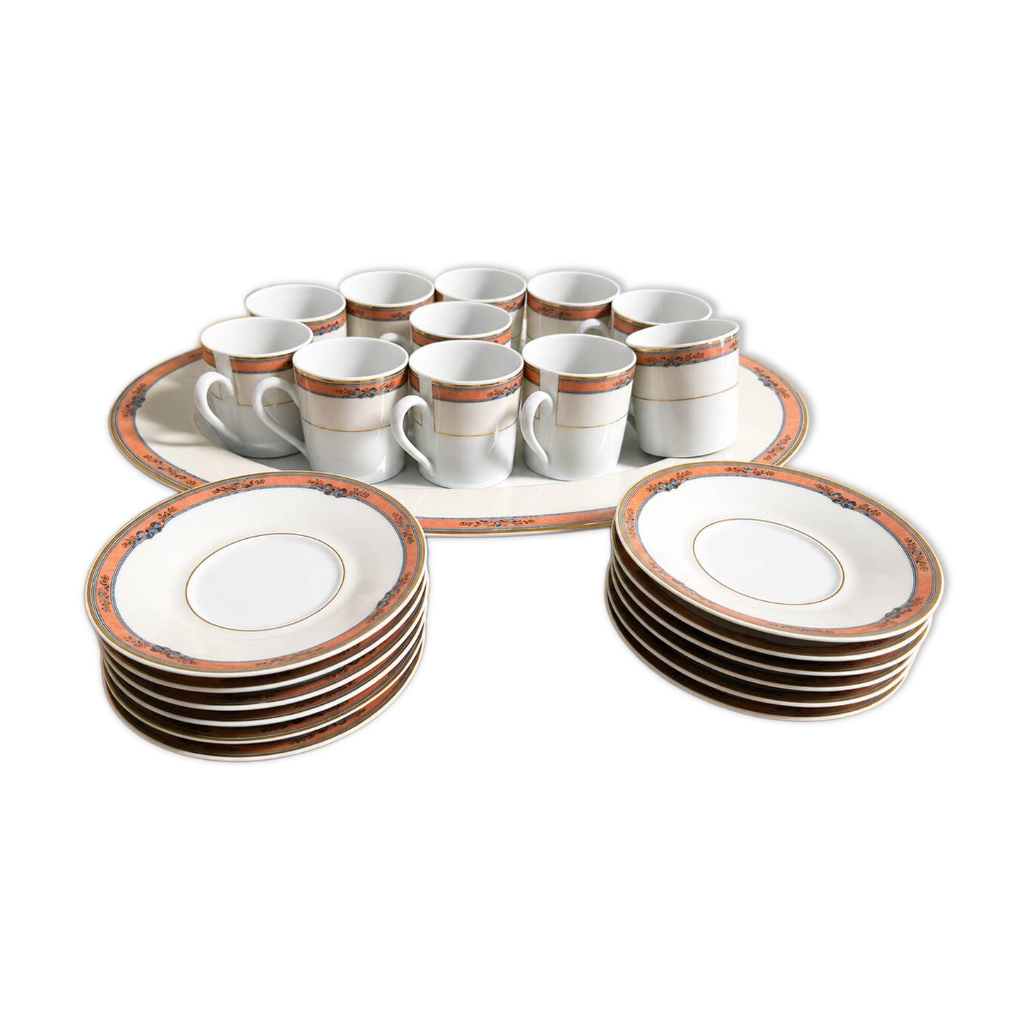 Complete service in Limoges porcelain