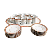 Complete service in Limoges porcelain