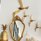 Old gilded mirror 40x24 cm