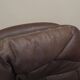 Leather swivel armchair, Danish design, 1960s, designer: H.W. Klein, manufacture: Bramin