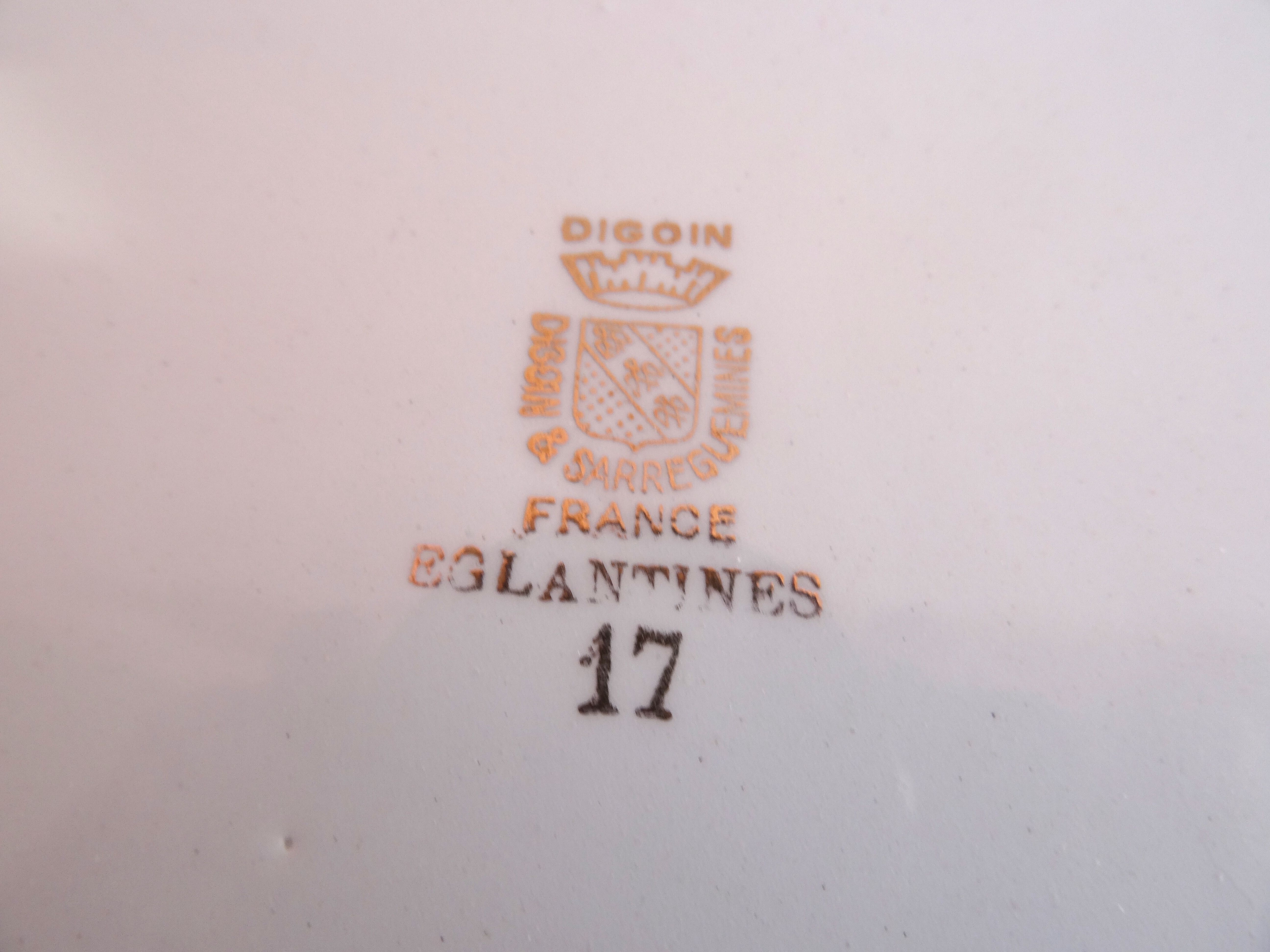 Dish Digoin & Sarreguemines