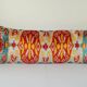 Vintage ikat cushion cover 107x41 cm