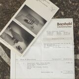 Rare coffee table by Heinz Lilenthal, 1980s.