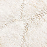 Moroccan Berber carpet beni ouarain unbleached diamonds engraved 355x253cm