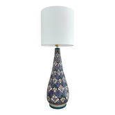 Grande lampe marocaine en céramique émaillée - 1970.