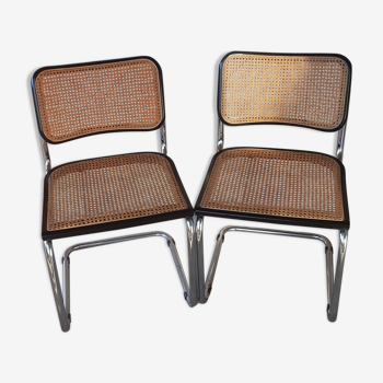 Pair of B32 chairs by Marcel Breuer