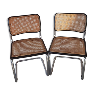 Pair of B32 chairs by Marcel Breuer