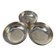 Silver-plated metal dish topped with an acorn