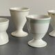 4 antique ceramic egg cups
