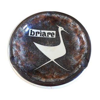 Ceramic ashtray stamped Gien advertising Briare