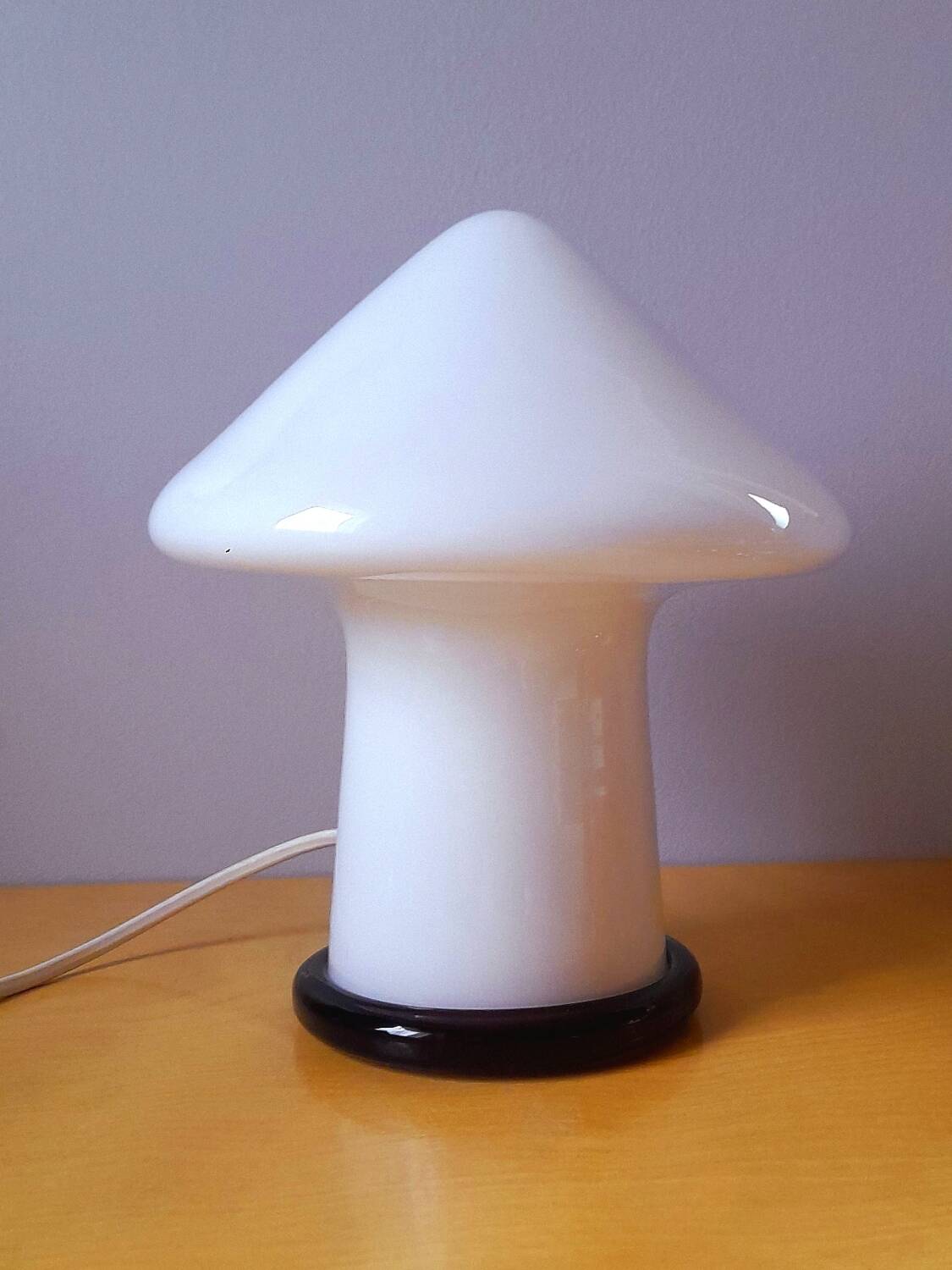 Murano glass mushroom lamp, 1970.