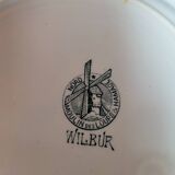 Set of 5 Terre de Fer plates 1900 Wilbur and St Amand